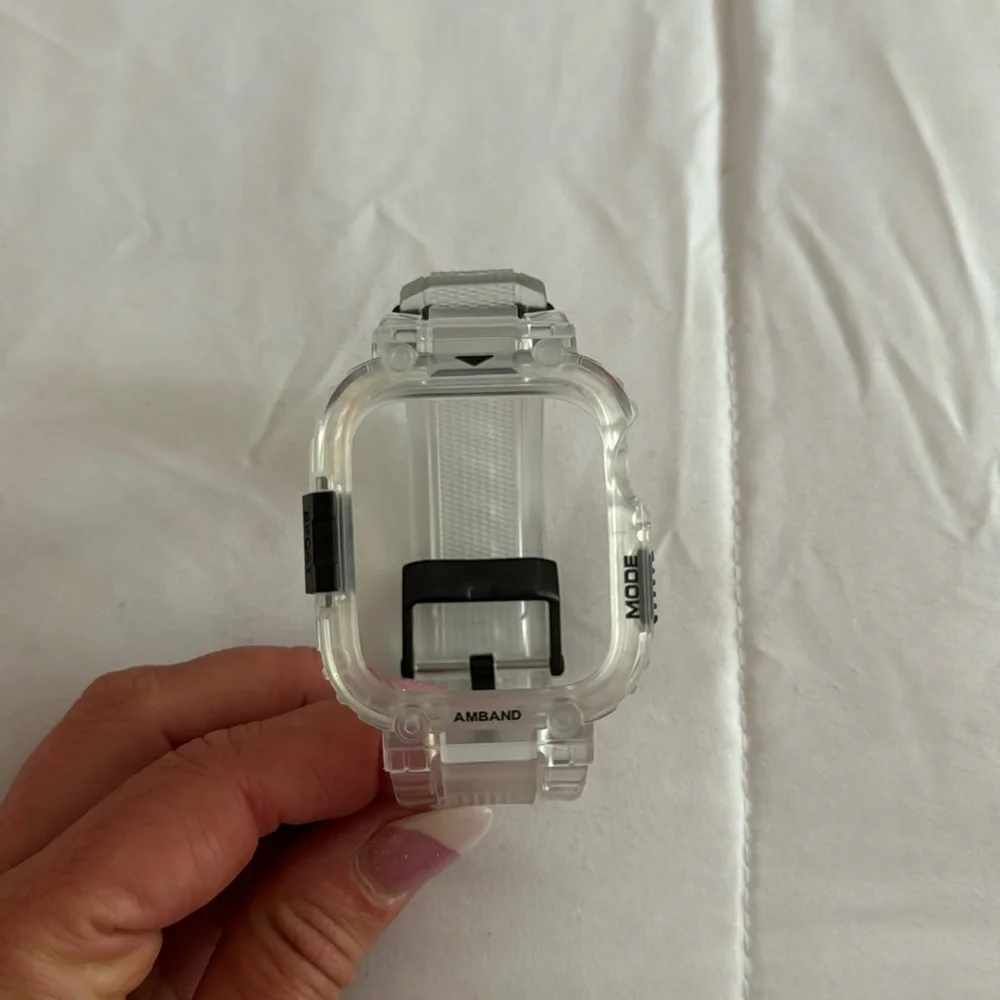 New Clear Apple Watch Band